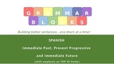 Grammar Blocks - Spanish Immed. Past, Present Progressive,