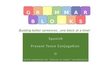 Grammar Blocks - Spanish Present Tense Ir w/ emphasis on "
