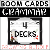 Grammar Boom Cards GROWING Bundle (Distance Learning)