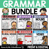 Grammar Worksheets and Activities Parts of Speech Bundle
