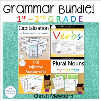 Grammar Bundle First and Second Grade by Christi's Little Teacher Shop