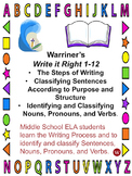 Grammar Bundle: Warriner's Write it Right 1-12