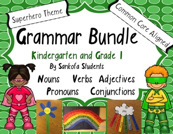 Preview of Grammar Bundle for Kindergarten and Grade 1