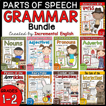 Preview of Parts of Speech Bundle! {Nouns, Verbs, Adjectives, Adverbs, and More}