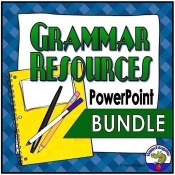 Preview of Grammar Bundle of PowerPoint Lessons Grades 4 - 7