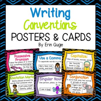 Preview of Grammar, Capitalization, and Punctuation Posters and Cards