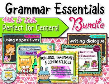 Grammar Center Bundle by The Gilded Classroom | TPT