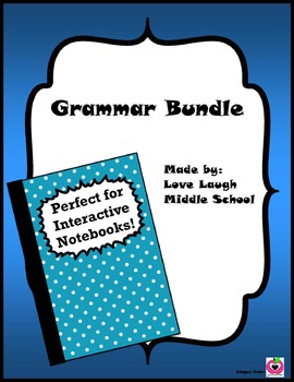 Preview of Grammar Cheat Sheet Bundle