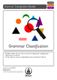 Grammar Classification Card Bundle