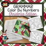 Grammar Color By Number-Christmas Edition