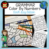 Grammar Color By Number-Earth Day Edition