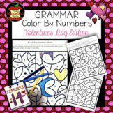 Grammar Color By Number-Valentine's Day Edition