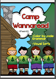 Color by Code Summer Grammar Camping