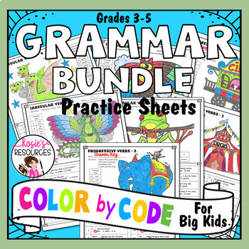 Preview of Grammar Coloring Pages Bundle