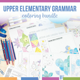 Grammar Coloring Activities for Younger Students Grammar Coloring Sheet Bundle