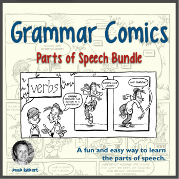 Parts of Speech Bundle: Grammar Comics