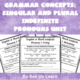 Grammar Concepts: Singular and Plural Indefinite Pronouns Unit