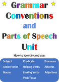 Grammar, Conventions and Parts of Speech the Fun Way
