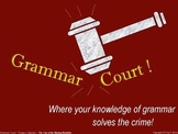 Grammar Court: Episode 1. A fun Grammar activity & game ab