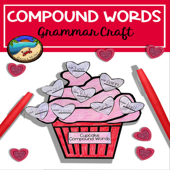 Preview of Grammar Craft Compound Words February Project and Digital Slides