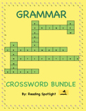 Grammar Crossword Puzzle Bundle