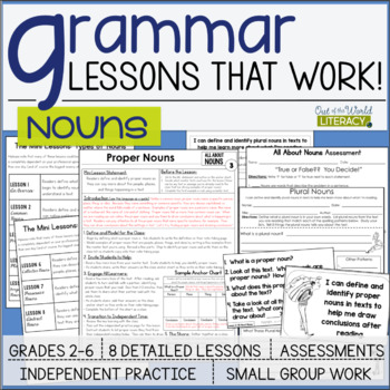 Preview of Grammar Curriculum - Nouns