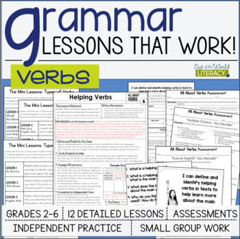 Preview of Grammar Curriculum - Verbs