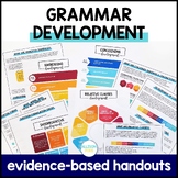 Grammar Development Charts, Handouts, and Developmental Mi