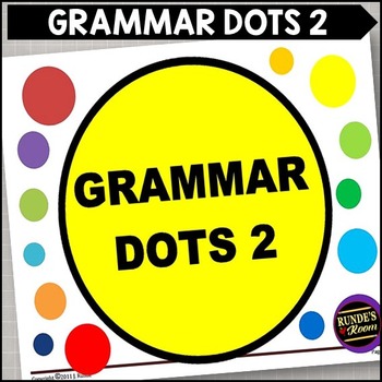 Preview of Grammar Dots 2 Common Spelling Errors Classroom Decor