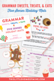 Grammar Eats, Sweets, and Treats - Five Senses Holiday Mats