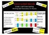 Grammar English grade 1 - Contracted words