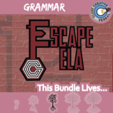 Grammar Escape Room Activity Bundle - Printable & Digital Games