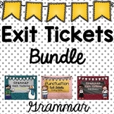 Grammar Exit Ticket Bundle