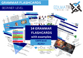 Grammar FLASHCARDS - Beginner levels (CEFR A1/A1+)