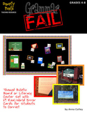 Grammar Fail! Bulletin Board or Literacy Center