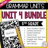 Grammar Fifth Grade Activities: Unit 4 Bundle