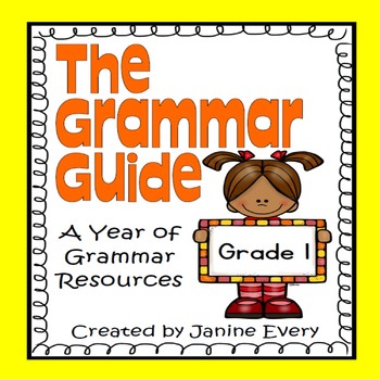 Preview of Grammar:  First Grade Printables and Anchor Charts
