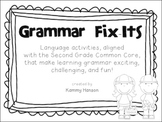 Grammar Fix-Its: Second Grade Common Core Language Activities
