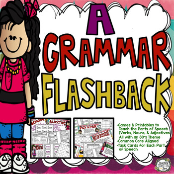 Preview of Grammar Worksheets, Grammar Games, Parts of Speech, Grammar