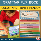 Grammar Flip Book with 9 QR Codes linking to Grammar Songs