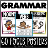 Grammar Focus Posters & Charts w/ Grammar Bulletin Board |