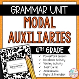 Grammar Fourth Grade Activities: Modal Auxiliaries