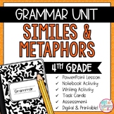 Grammar Fourth Grade Activities: Similes and Metaphors