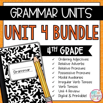 Preview of Grammar Fourth Grade Activities: Unit 4