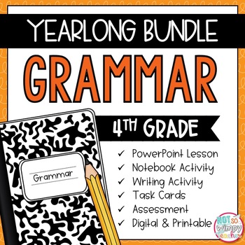 Preview of Grammar Fourth Grade Activities: Year-Long BUNDLE