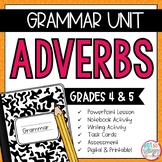 Grammar Fourth and Fifth Grade Activities: Adverbs