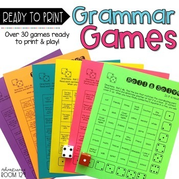 Preview of Grammar Games