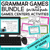 3rd Grade Grammar Games Bundle Set 3 - 3rd Grade Grammar C