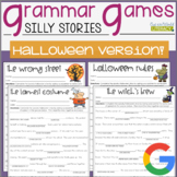 Grammar Games - Silly Stories for Halloween