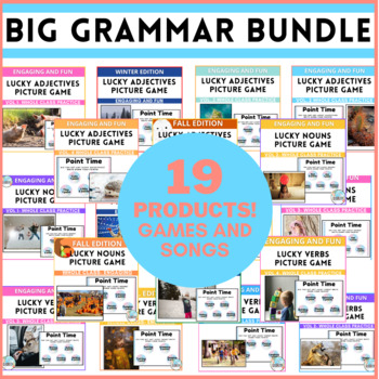 Preview of Grammar Games and Songs Bundle